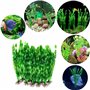 Plantes artificielles d'aquarium,10 Pack Plantes en Plastique décorations pour aquariu,Aquarium Plante Ornement