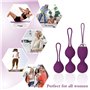 Boule de Geisha - Exercices de Kegel en Silicone Médicale pour Exercices de Plancher Pelvien Ensemble de 3 - Boules de geishas e