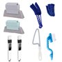 7 Pcs Brosse de Nettoyage de Rainure de Fenêtre