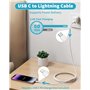 Cable USB C vers Lightning Long Cable iPhone Charge Rapide 3M Câble Lightning Fil Chargeur