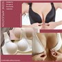 Jiujiutu 2 paires de fermoirs de bikini argentés en métal boucle pour sous-vêtements underwear bra buckle