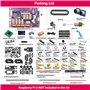 Adeept RaspTank Kit de Voiture Robot Intelligent sans Fil WiFi pour Raspberry Pi 4/3 modèle B+/B, Robot Suivi de réservoir avec