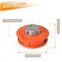 25 mm FX-MS152 Tête de coupe débroussailleuse pour débroussailleuse automatique(Orange