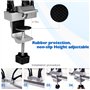 Support Multifonction Troisième Main Soudure, Avec 5 Bras Flexible secourable Pince clip réglable Loupe 3X et LED à 3 modes, ada