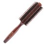 Brosse à cheveux ronde en bois de poils de sanglier naturels Brosse à cheveux antistatique pour coiffure