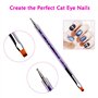 5 Pièces Outil Aimant Bâton Ongles Ensembl, Double Tête Fleur Design Nail Aimant Stylo et Fort Aimant Stylo Pointillé Pins, Idée