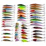 CHAWHO Leurre Peche Carnassier 56 pcs Pêche Kit Leurres - Artificielles Appat Leurres de Pêche Kit