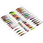 CHAWHO Leurre Peche Carnassier 56 pcs Pêche Kit Leurres - Artificielles Appat Leurres de Pêche Kit, Leurre Dur Truite Mixte Spin