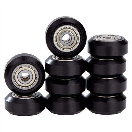 QIMEI-SHOP Modèles Poulie de Imprimante 3D Poulies en Plastique avec 625zz Roulement Trou de 5 mm Compatible avec Ender 3 Ender