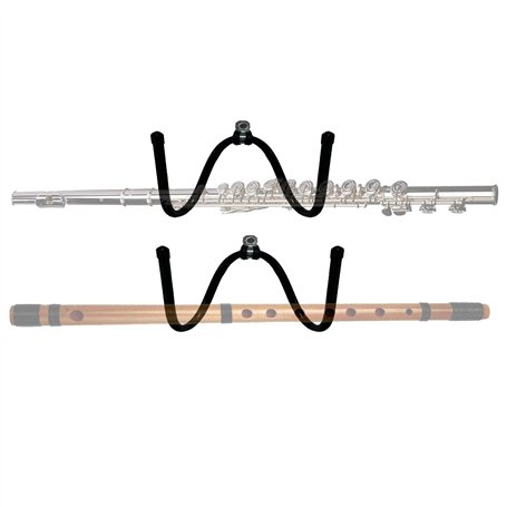 Lot de 2 supports universels pour flûtes – Support mural de rangement – Support mural plat pour toutes les flûtes – Accessoires