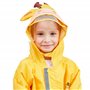 FILOWA Imperméable pour Enfant Fille Veste Manteau Combinaison de Pluie Léger Capuche Poncho Mignon Randonnée Camping Voyage Réu