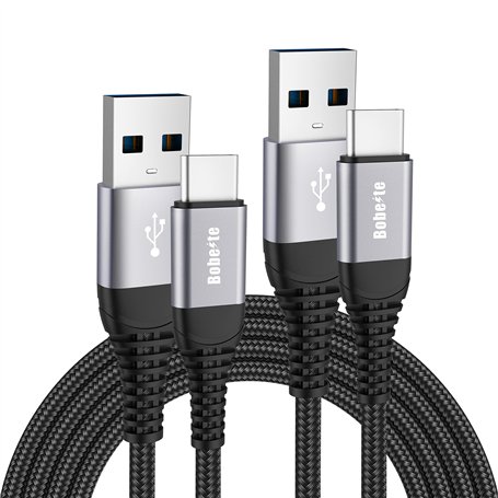 Câble USB C [1M+2M/Lot de 2]