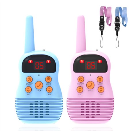 Kopobob Talkie-Walkie Enfants Jeu de Famille Cadeau pour Garçons et Filles Talkie-Walkie Enfants avec Lampe de Poche 16 sous-Can