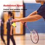 24 Pièces Volants de Badminton Kit, Balles de Badminton en Nylon, Stabilité et Durabilité Plastique Volant Badminton pour Jeu Ré