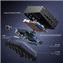 ACEMAGICIAN AM06PRO Mini PC, AMD Ryzen7 5800U (8C/16T, jusqu'à 4.4 GHz) Mini PC Gamer, 16 Go DDR4 512 Go M.2 SSD Mini Ordinateur