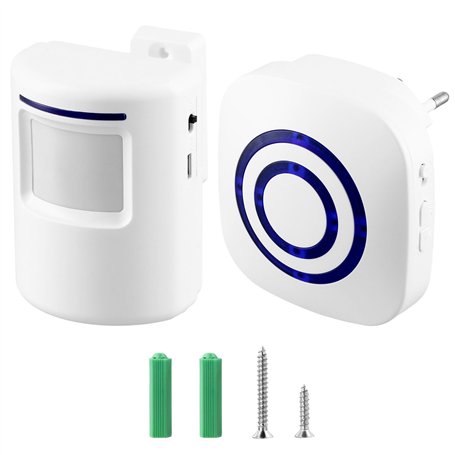 QWORK® Sonnette sans Fil