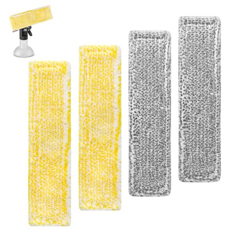 4PCS Chiffons de Nettoyage en Microfibre pour Karcher