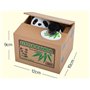 XLKJ Tirelire Boîte Cute Animal Volent l'argent Automatic économiser Banque Argent pour Les Enfants Présent (Panda)