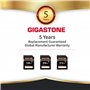 [5 Ans Récupération de données Gratuite] GIGASTONE UHS-II V90 128Go Carte SD, Camera Ultimate Pro, Vitesse jusqu'à 300/200 Mo/s,