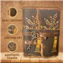 URBAN LEATHER Journal Intime Avec Motif Arbre De Vie, Feuilles De Cœur, Pages Rustiques, Anciennes Et Anciennes, Couverture En C