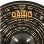 Meinl Cymbals Classics Custom Dark Ensemble de Cymbales avec Hihat 14", Crash 16" et Ride 20" pour Batterie – B12 Bronze, Finiti