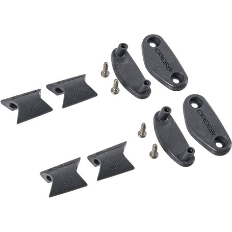 Cressi Kit d'assemblage pour palmes Gara Modular pour hommes – Noir