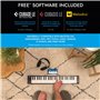 Carry-on FC-25 Clavier Contrôleur Midi sur USB Pliable 25 Touches 8 Percussions Rétro-éclairés Inc Cubase LE OEM et Logiciel Cub