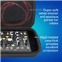 Analog Cases Pulse Case pour MakeNoise 0-Coast ou dispositifs similaires (Sac de Transport en EVA/Nylon moulé Durable, avec poig