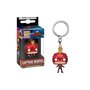 FUNKO POP! KEYCHAIN: MARVEL - Captain Marvel - Captain Marvel w/Helmet
