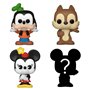 Funko Bitty POP! Disney - Goofy, Chip, Minnie Mouse (hands Folded) Et Une Mini-figurine Mystère En Surprise - 2.2 Cm Collectionn