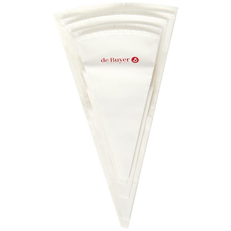 De Buyer - Lot : 5 poches pâtissières en coton revêtu - Longueur 30