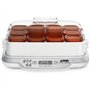 Yaourtière Seb Multidélices Express 12 Pots YG661A00 Blanc et Marron