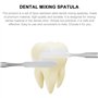 Scicalife Ciment Spatule en Acier Inoxydable Plat À Double Extrémité De Mélange Spatules Lab Wax Modélisation Grattoir Instrumen