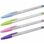 Ensemble de Stylos Bic Cristal Fun 921342 Multicouleur 10 Pièces (10 Unités)