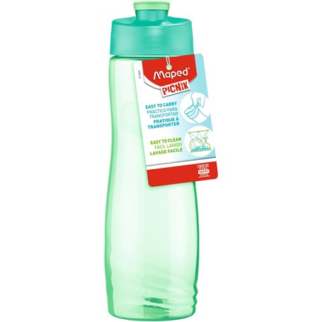 Maped Picnik - Gourde Origins 750ml - Poignée Compacte - Goulot Simple et Pratique - Facile à Nettoyer - Vert
