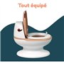Pot bébé éducatif BAMBISOL - Couvercle et siege rabattable - Manette chasse-d'eau
