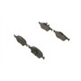 Bosch BP306 - Plaquettes de Frein Avant pour Voiture - Qualité Bosch - Réduction du Bruit et de la Poussière - Certifié ECE-R90