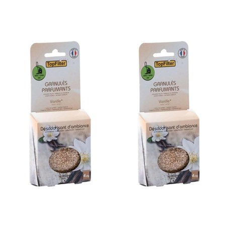 TopFilter 9985750 2 lots de 4 sachets de granulés à la vanille pour aspirateur 0720250