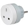 Legrand - Adaptateur 2P+T - 16A - standard Britannique pour socle Français