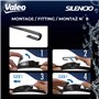 VALEO Silencio Essuie-glace - VF836 - Kit de Balais d'Essuie-glace Plat d'Origine de Haute performance, Visibilité Supérieure su