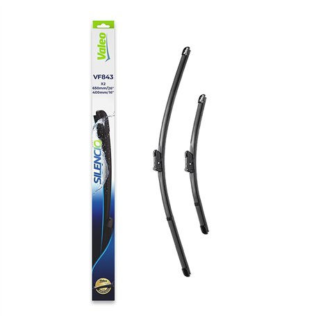 VALEO Silencio Essuie-glace - VF843 - Kit de Balais d'Essuie-glace Plat d'Origine de Haute performance