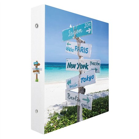 Ceanothe Album Photo Pochette Eden 400 Photos 10x15 cm - 80 Pages - Vacance Voyage Tour du Monde - Photo Horizontale Verticale -