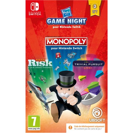 HASBRO GAME NIGHT FRA SWITCH CODE IN BOX