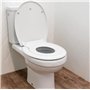 Wirquin 20719572 Abattant wc Family avec fermture ralentie et charnières plastiques, blanc
