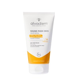 BAUME PIEDS SECS 150ml à la gelée Royale - Pieds très secs - Fabriqué en FR - Alvadiem