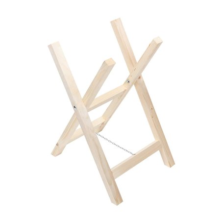 WERKA PRO - 02431 Chevalet à bûche en bois pliable