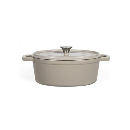 Cocotte ovale - Livoo - MEP129G - Gris