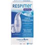 RESPIMER NetiFlow - Kit d'Irrigation Nasale - Lavage de Nez - 1 Dispositif breveté + 6 Sachets de Sel Nasal - Fabriqué en Bretag