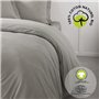 Parure de lit - TODAY - 240 x 260 cm - 100% Coton Bio - Dune - Lavable a 60°