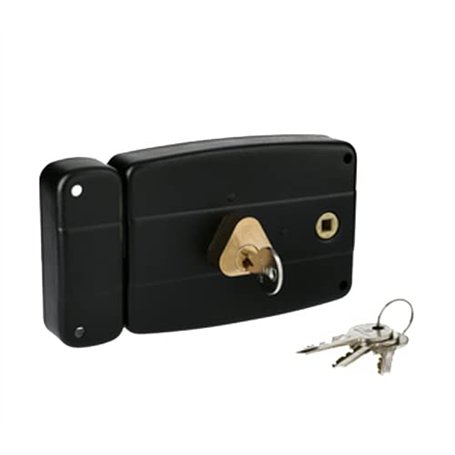 HERACLES - Serrure monopoint en applique ERCY 5 goupilles 5G horizontal fouillot gauche cylindre de 50mm - HERACLES - C5-501713-